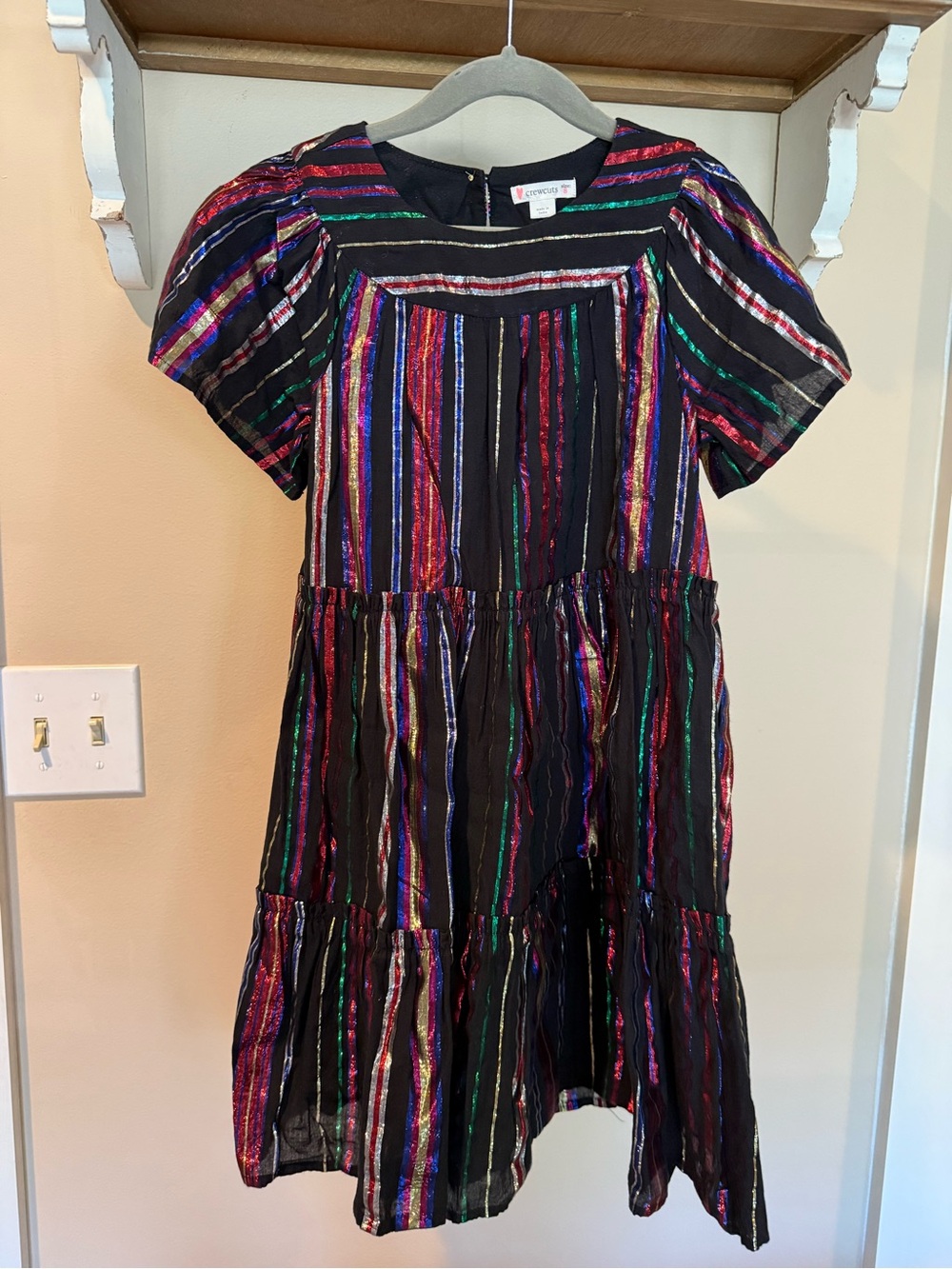 Crewcuts Rainbow Ribbon Dress